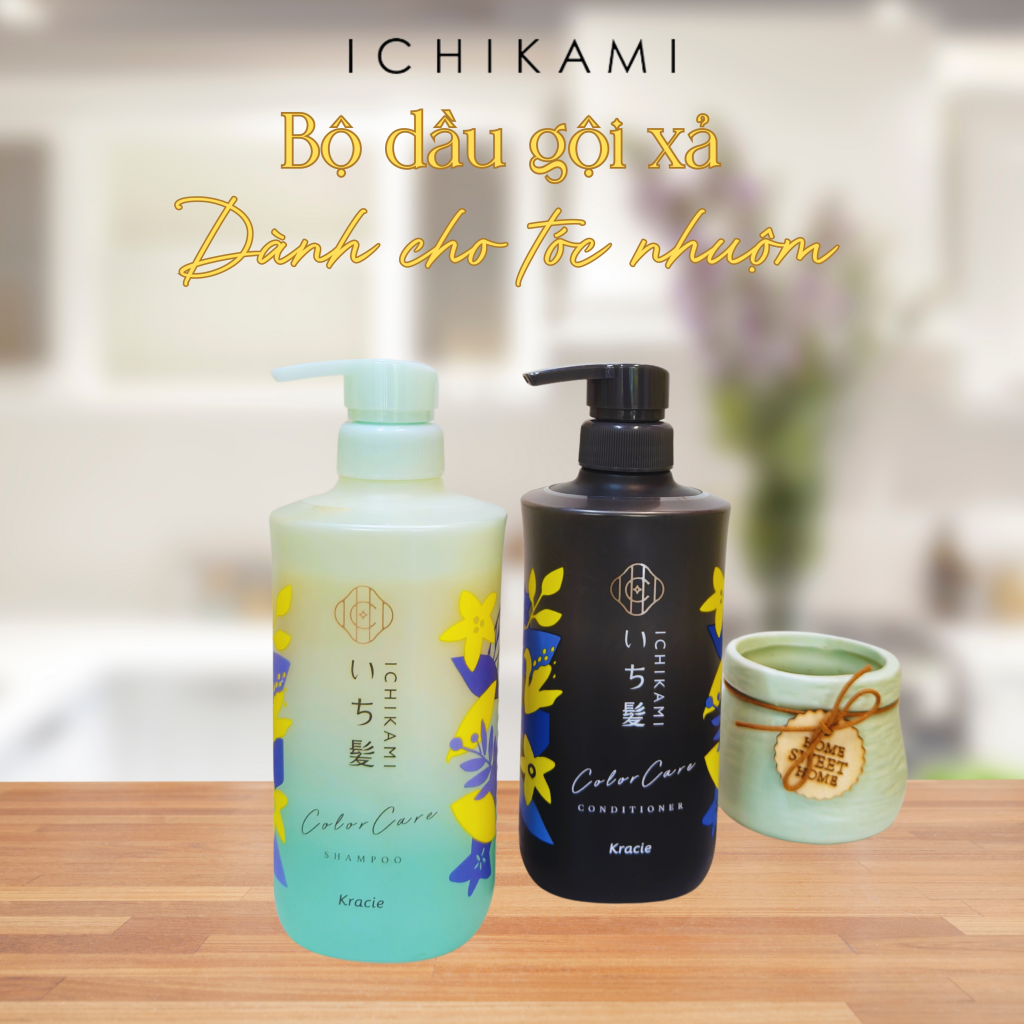 Dầu Gội Xả Ichikami Airy & Silky 480ml