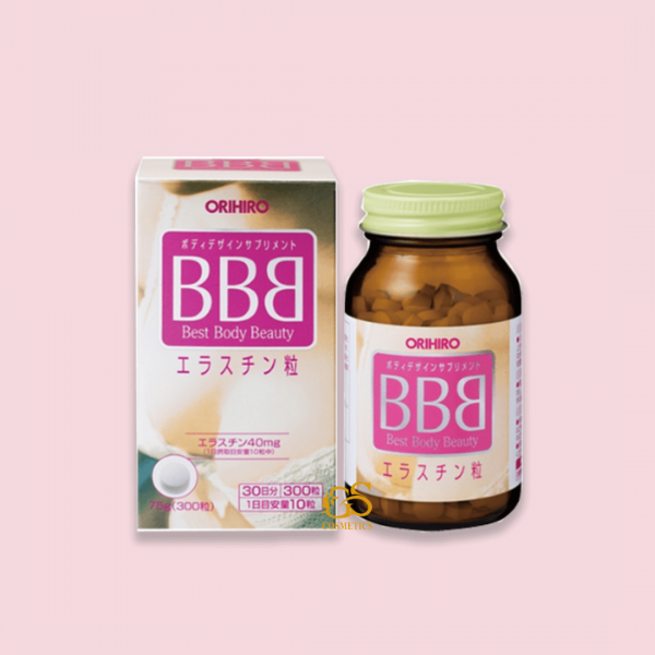 Viên uống nở ngực BBB Best Body Beauty Orihiro 300viên