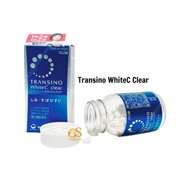 Viên uống trắng da Transino White C Clear 120v - Nhật Bản