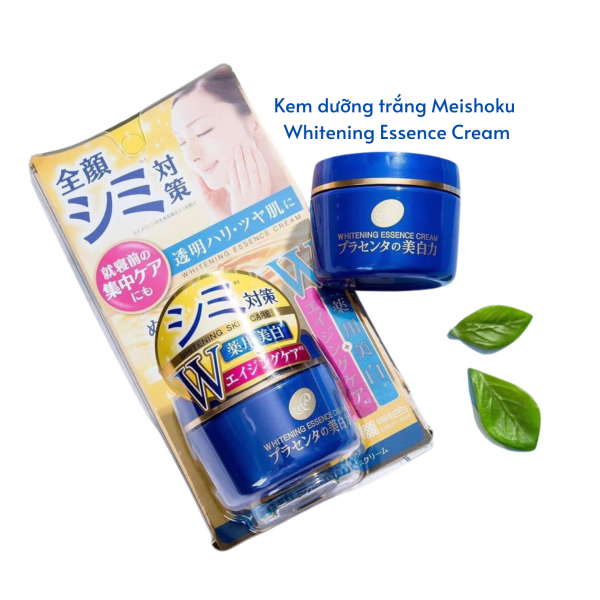 Kem dưỡng trắng Meishoku Whitening Essence Cream - Nhật Bản (55g)