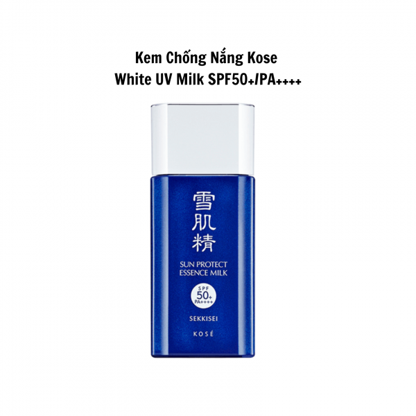 Kem Chống Nắng Kose White UV Milk SPF50+/PA++++ (60g)