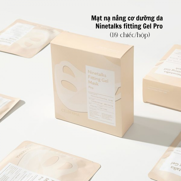 Mặt nạ nâng cơ dưỡng da Ninetalks fitting Gel Pro (10 chiếc/hộp)