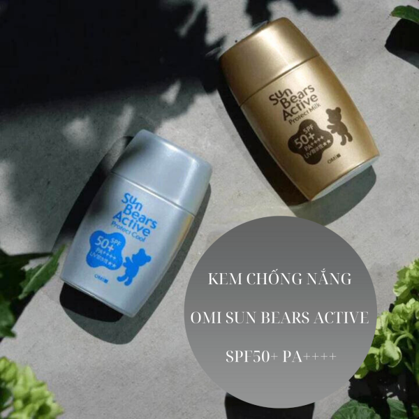 Kem Chống Nắng Omi Sun Bears Active SPF50+ PA++++