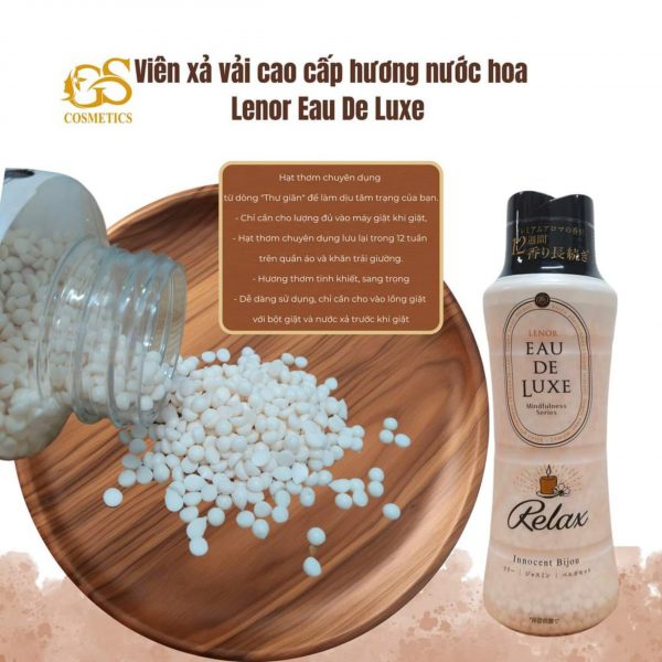 Viên xả vải cao cấp hương nước hoa Lenor Eau De Luxe